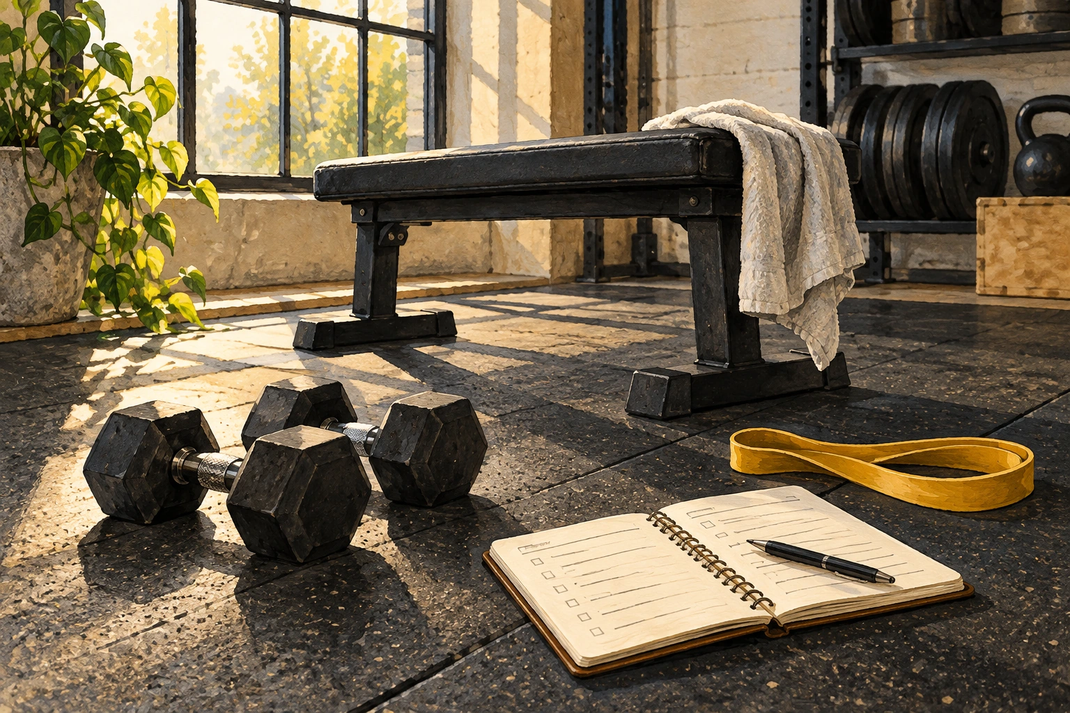 Entrenar fuerza: empezar sin perseguir la rutina perfecta