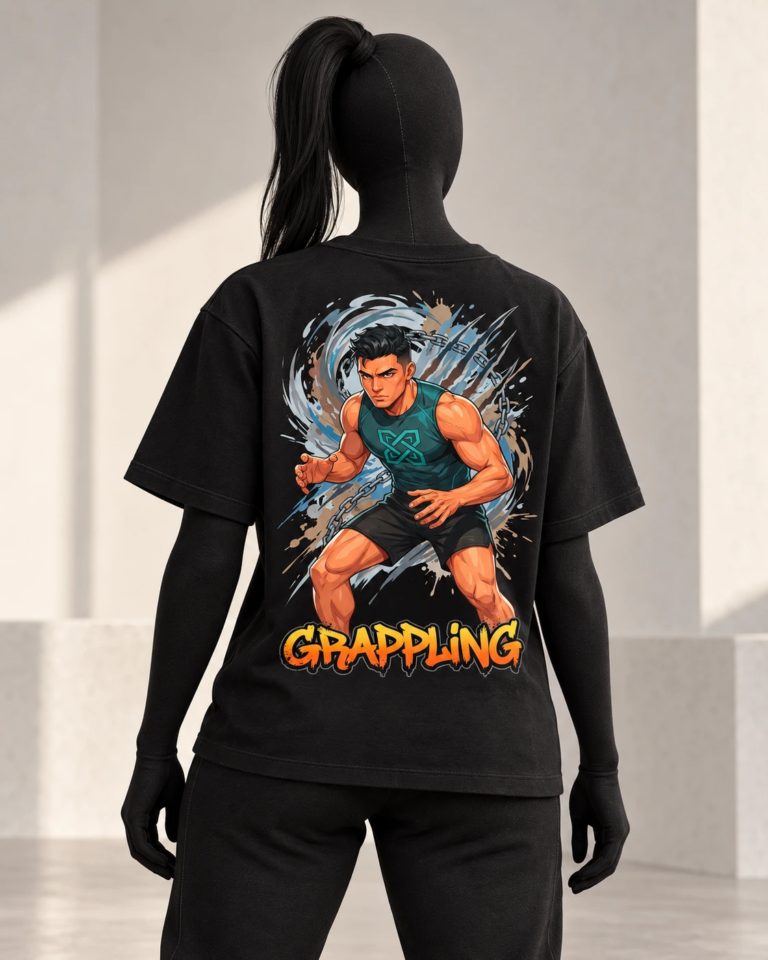 Grappling · Fighters · Black · back