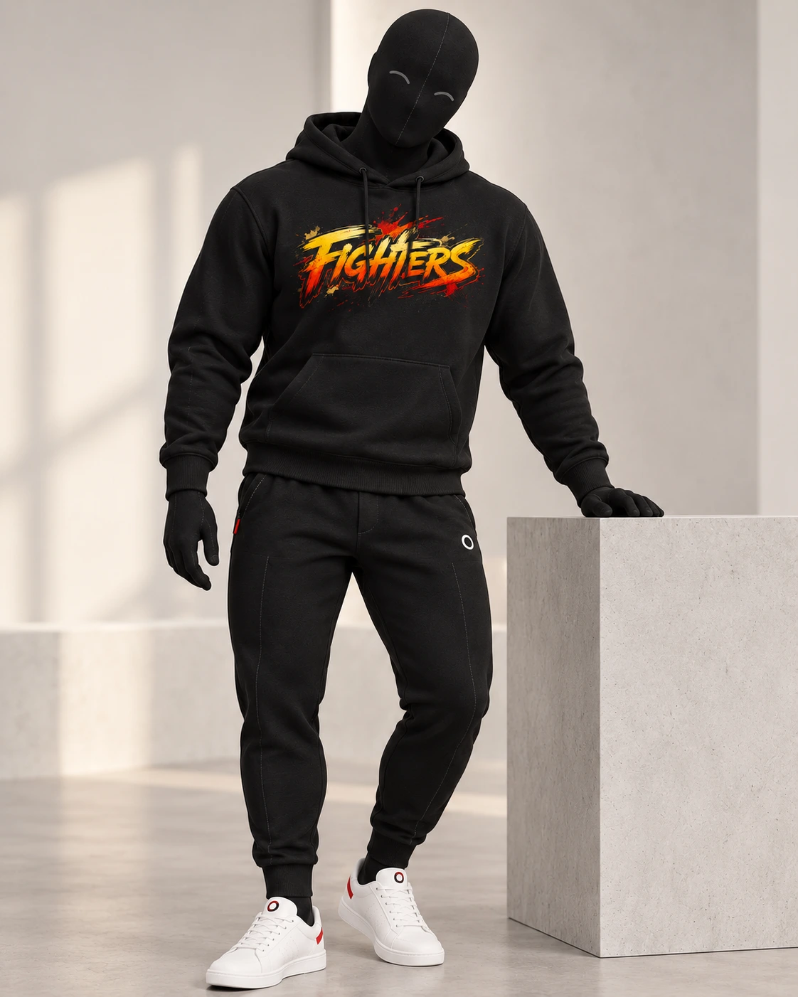 Grappling · Fighters · Black · front