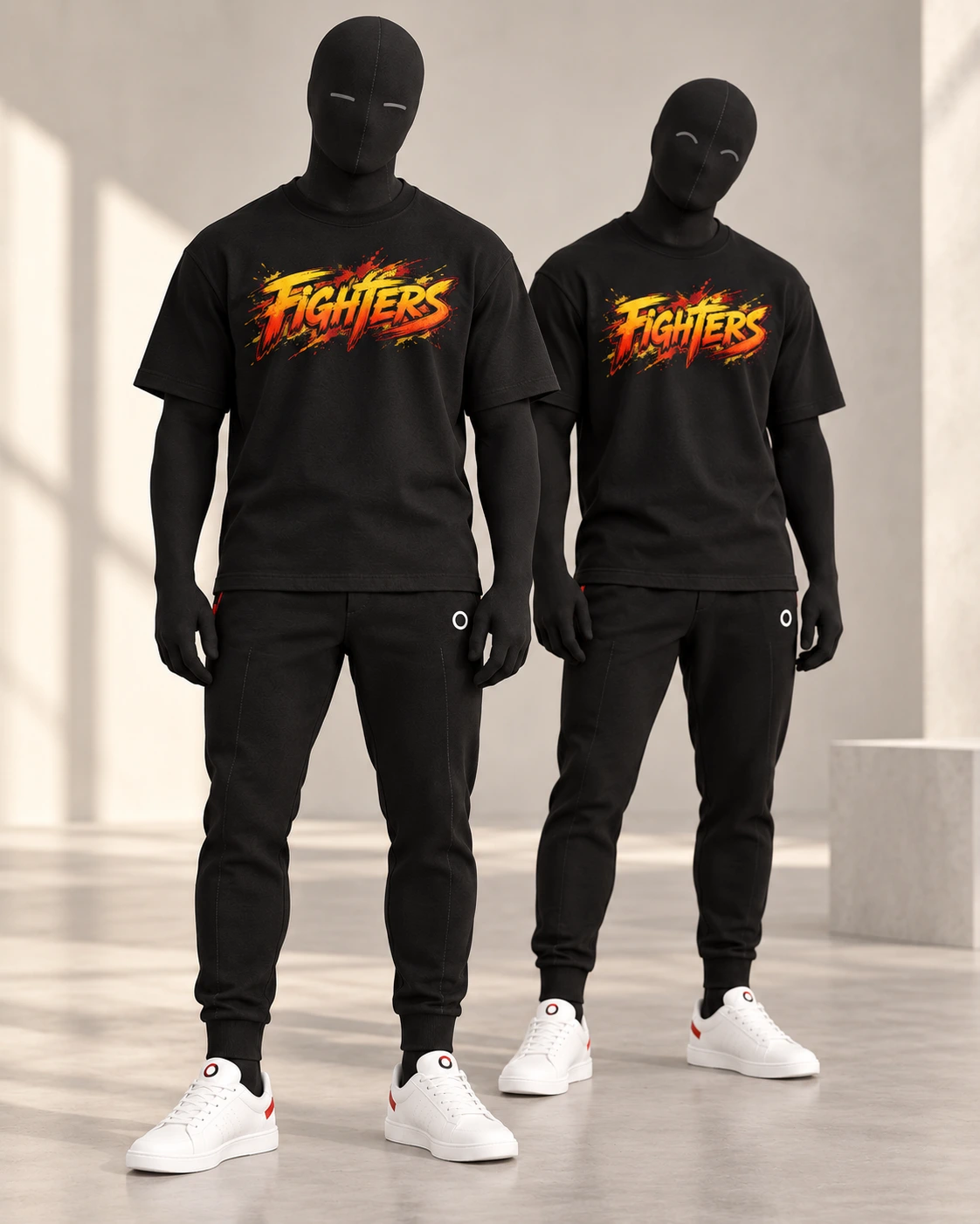Grappling · Fighters · Black · front