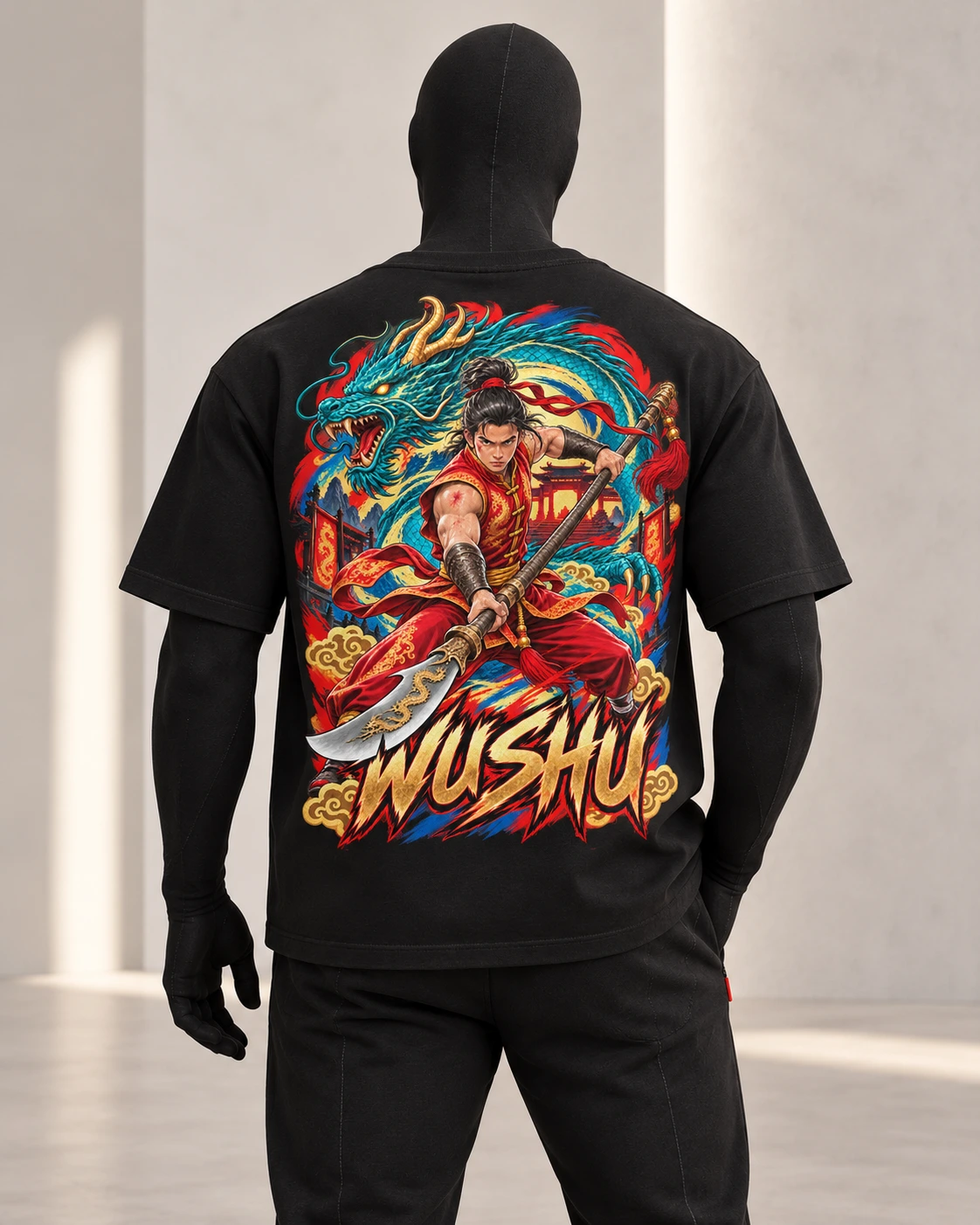 Wu Shu · Fighters Dark Series · Black · back