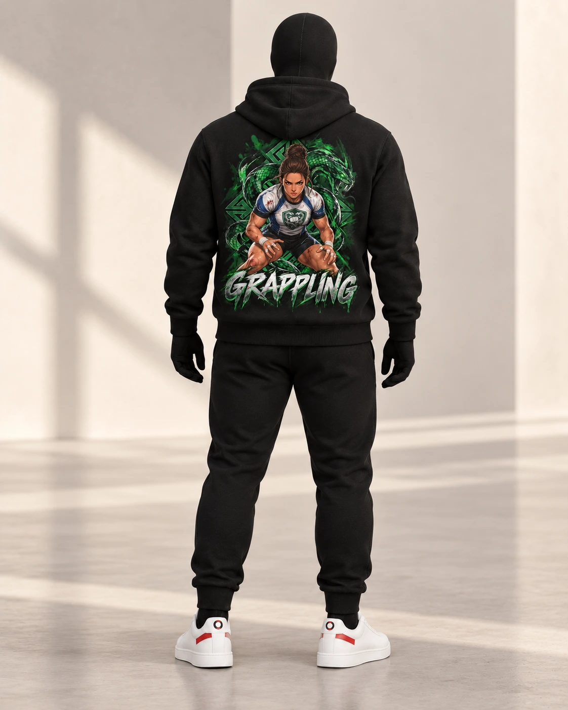 Grappling · Fighters Dark Series · Black · back