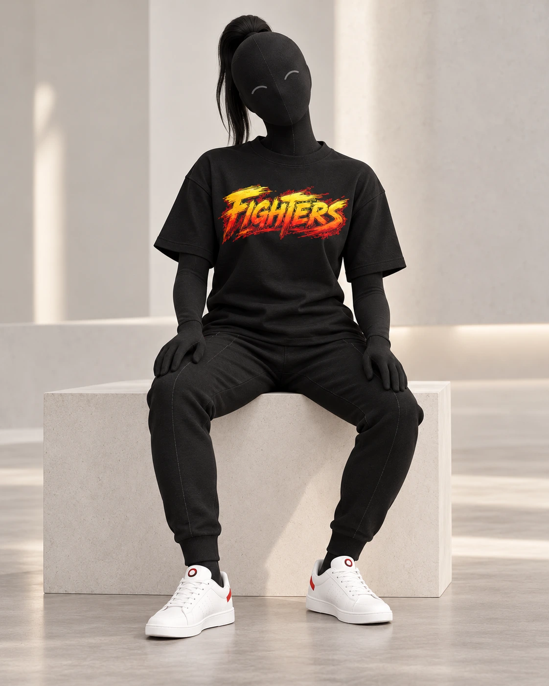 Wu Shu · Fighters Dark Series · Black · front