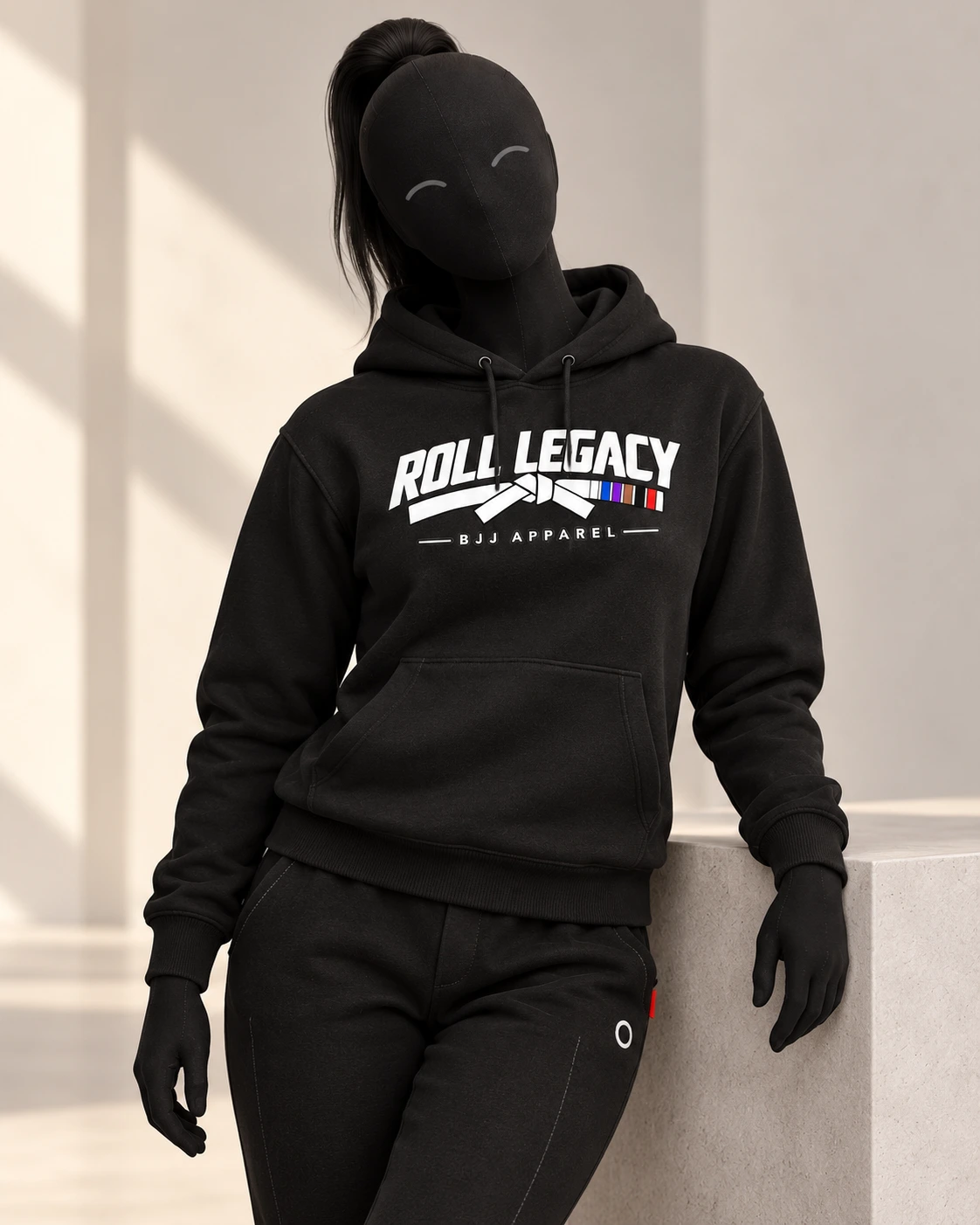 Black Belt · Grade 0 · Roll Legacy · Black · front